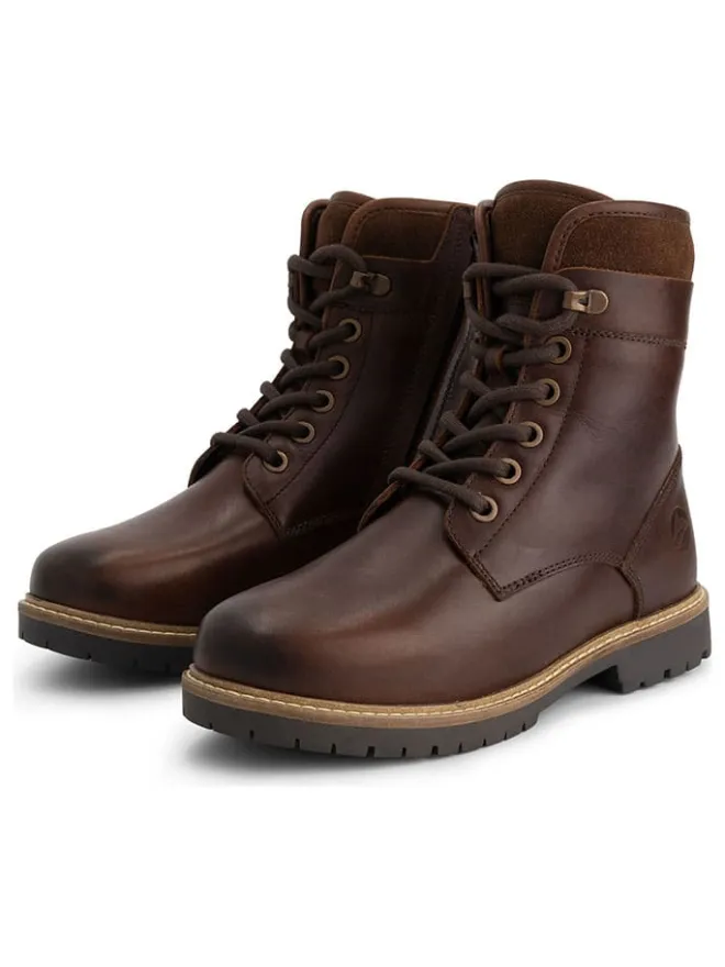 Leder-Boots in Braun>TRAVELIN' Outlet