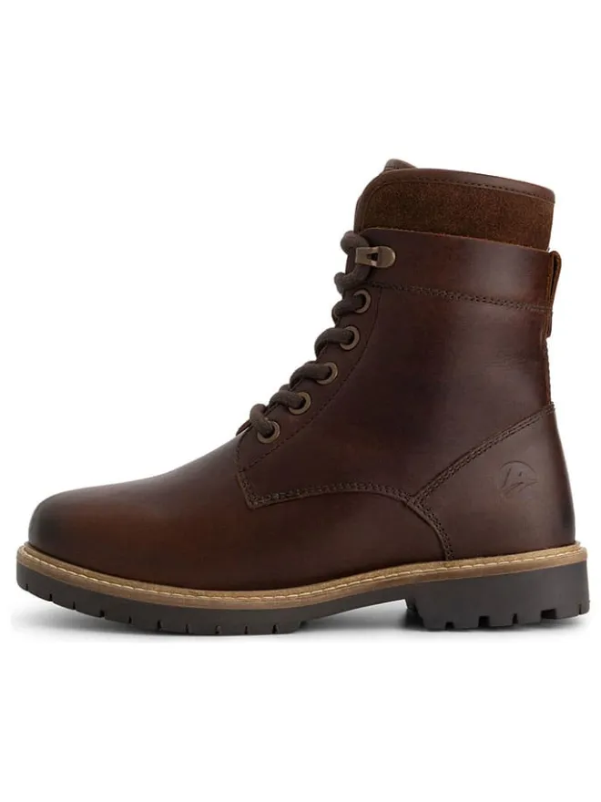 Leder-Boots in Braun>TRAVELIN' Outlet