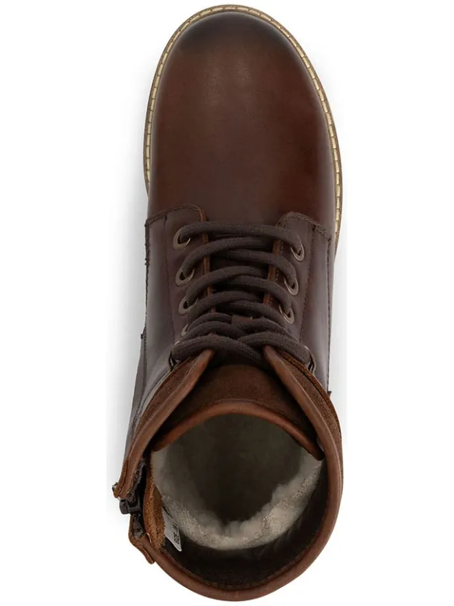 Leder-Boots in Braun>TRAVELIN' Outlet