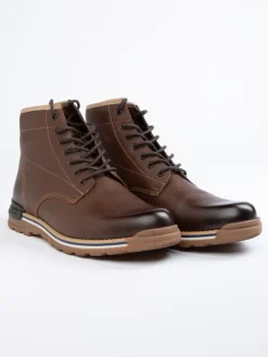PAUL VESTERBRO Stiefel & Boots^Leder-Boots in Braun