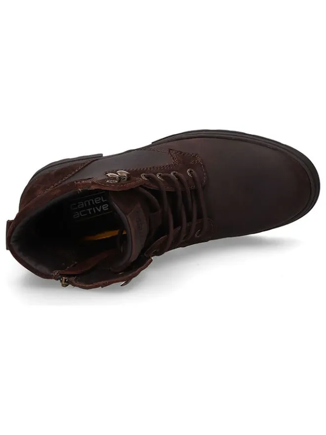 Leder-Boots in Braun>Camel Active Outlet