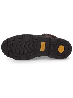 Leder-Boots in Braun><noscript><img width=