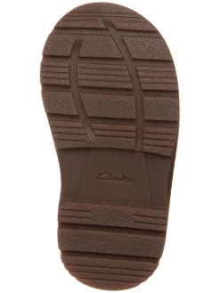 Leder-Boots in Braun><noscript><img width=
