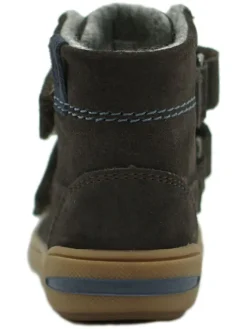 Leder-Boots in Braun><noscript><img width=