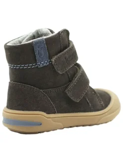 Leder-Boots in Braun><noscript><img width=
