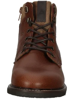 Leder-Boots in Braun><noscript><img width=
