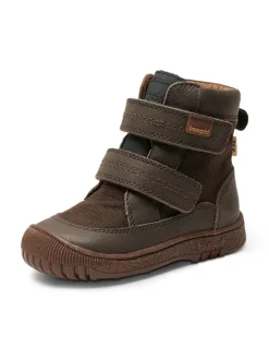 Leder-Boots in Braun/ Anthrazit>bisgaard Outlet