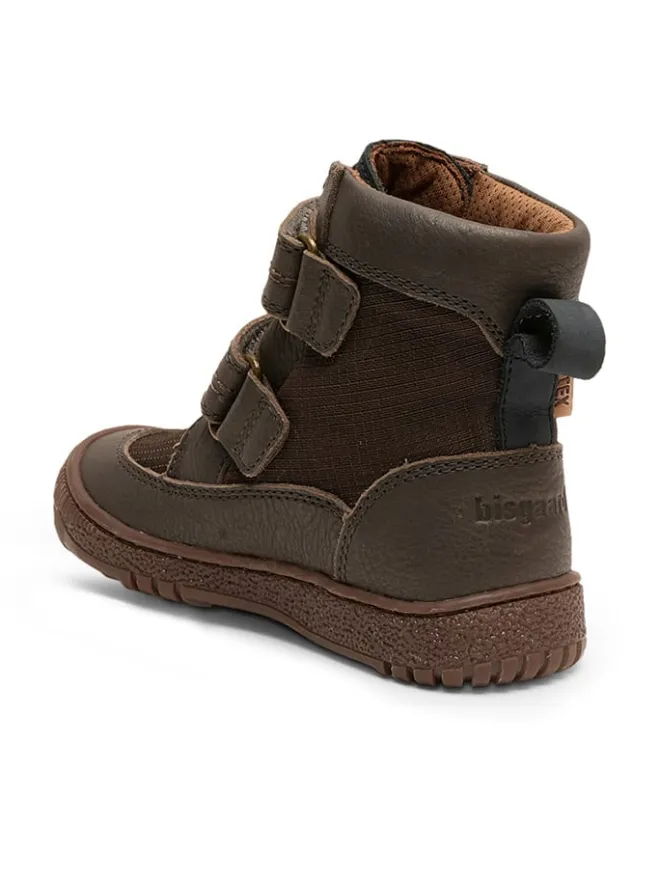 Leder-Boots in Braun/ Anthrazit>bisgaard Outlet