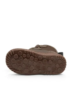 Leder-Boots in Braun/ Anthrazit><noscript><img width=