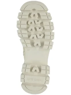 Leder-Boots in Creme><noscript><img width=