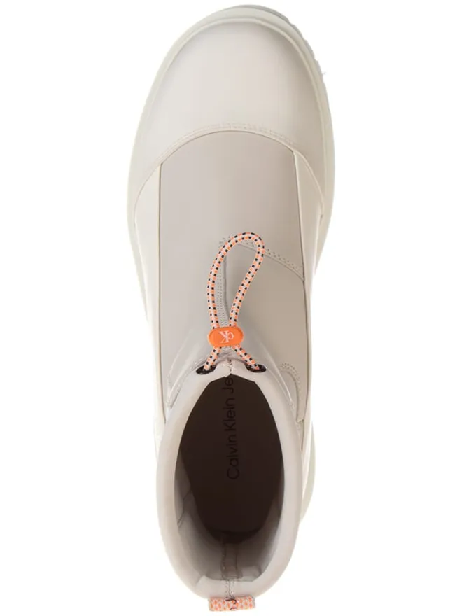 Calvin Klein Stiefel & Boots^Leder-Boots in Creme/ Beige
