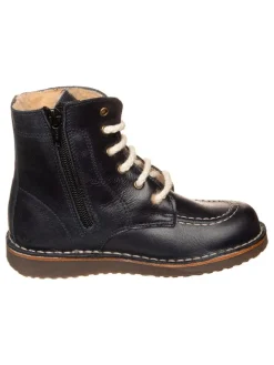 Leder-Boots in Dunkelblau>kmins Sale