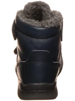 Leder-Boots in Dunkelblau><noscript><img width=