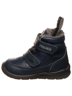 Leder-Boots in Dunkelblau><noscript><img width=