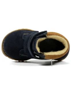 Leder-Boots in Dunkelblau><noscript><img width=
