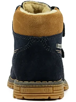 Leder-Boots in Dunkelblau><noscript><img width=