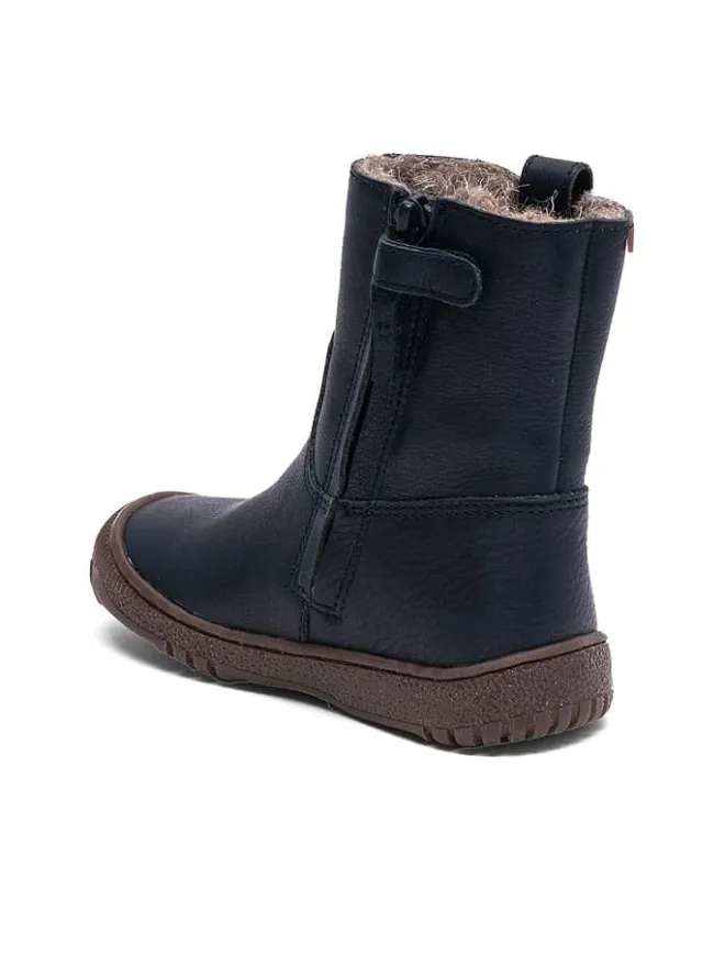 bisgaard Stiefel & Boots·Boots^Leder-Boots in Dunkelblau