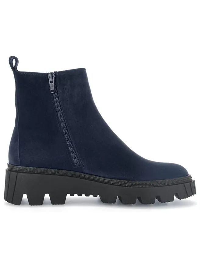 Leder-Boots in Dunkelblau>Gabor Sale