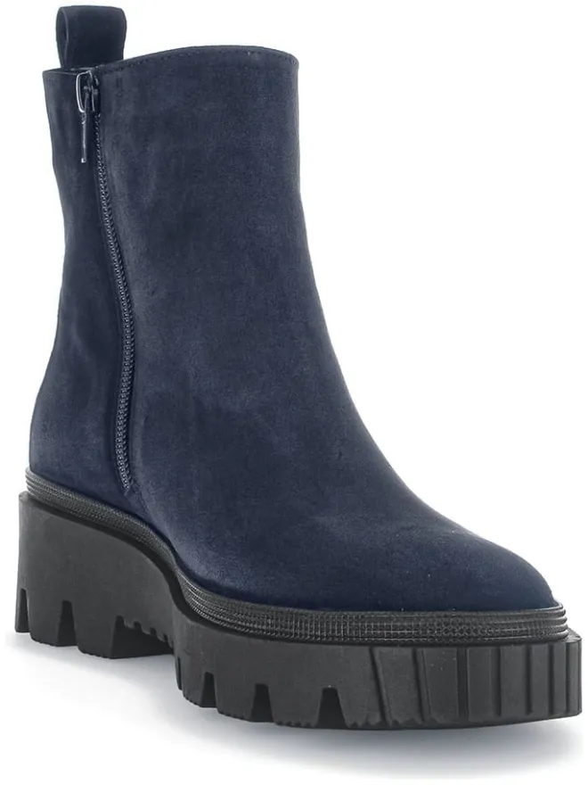 Leder-Boots in Dunkelblau>Gabor Sale