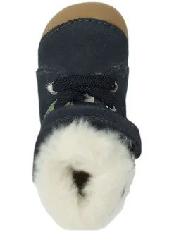 Leder-Boots in Dunkelblau><noscript><img width=