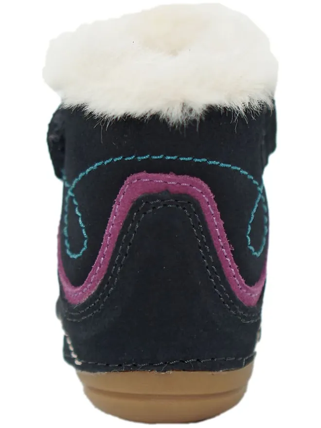 Leder-Boots in Dunkelblau>lamino Outlet