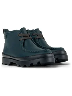 Leder-Boots in Dunkelblau>Camper New