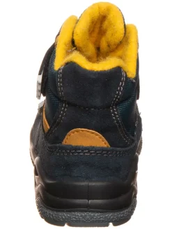 Leder-Boots in Dunkelblau><noscript><img width=