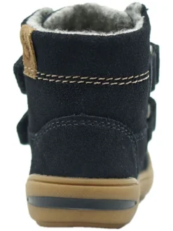 Leder-Boots in Dunkelblau><noscript><img width=