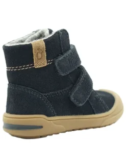 Leder-Boots in Dunkelblau><noscript><img width=