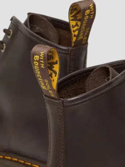 Dr. Martens Stiefel & Boots^Leder-Boots in Dunkelbraun
