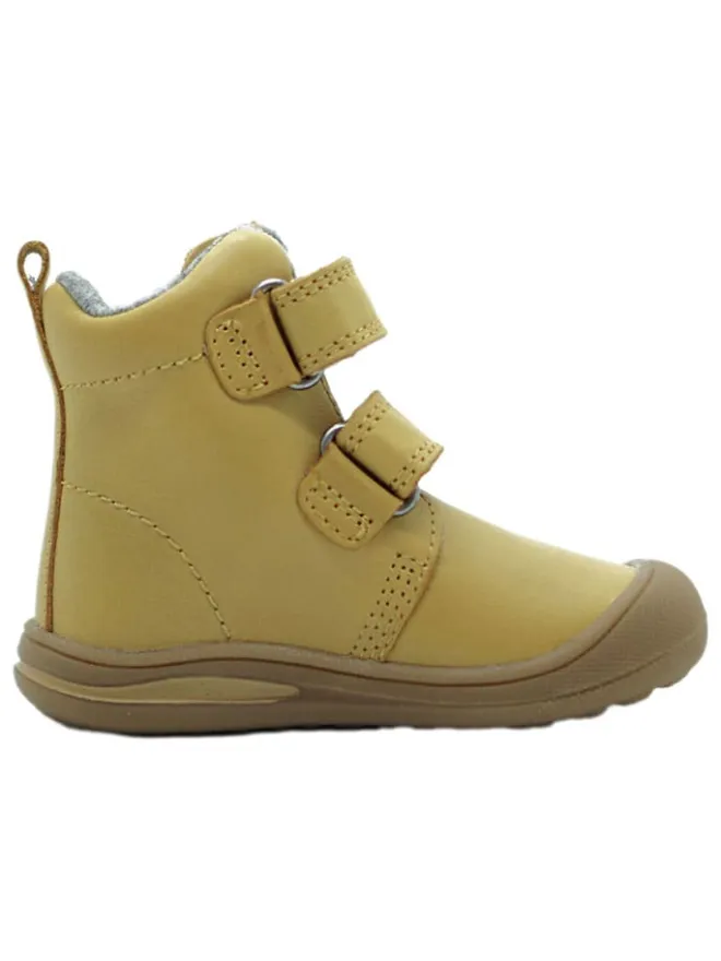 Leder-Boots in Gelb>lamino Sale