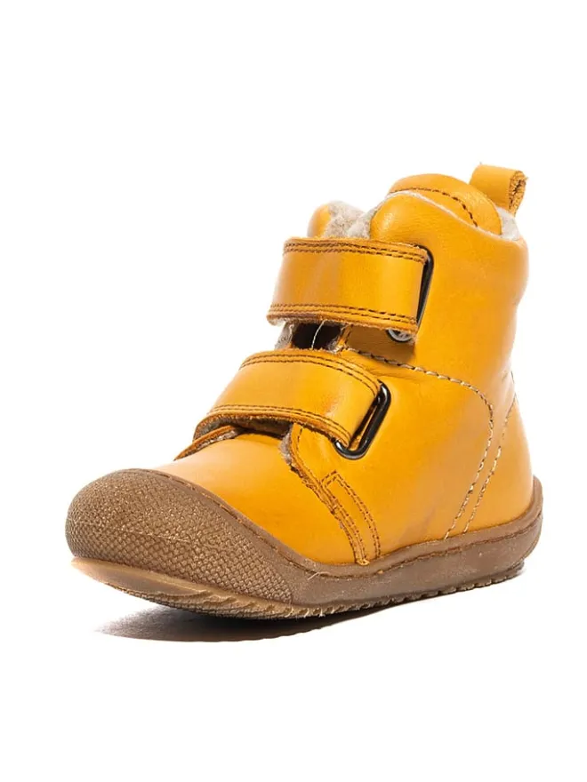 Leder-Boots in Gelb>Naturino Hot