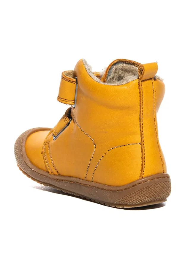 Leder-Boots in Gelb>Naturino Hot