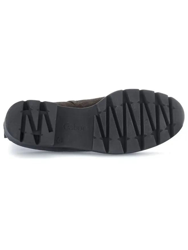 Leder-Boots in Grau>Gabor New