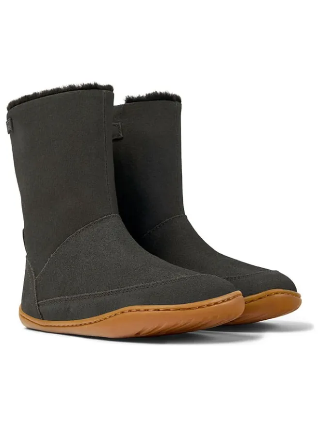 Camper Stiefel & Boots·Boots^Leder-Boots in Grau