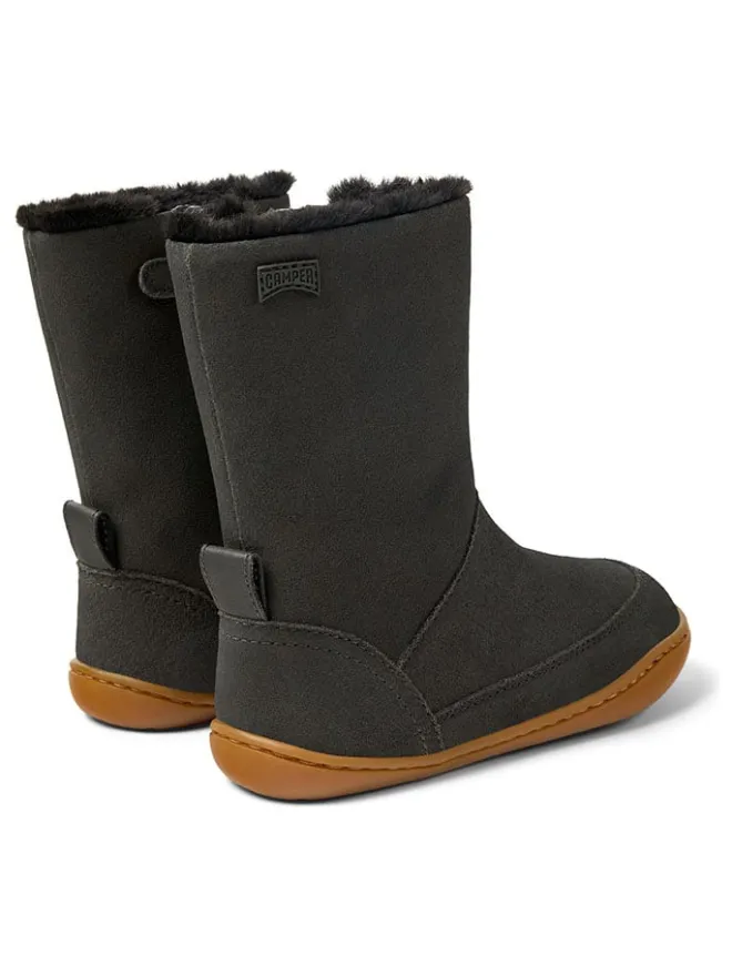 Camper Stiefel & Boots·Boots^Leder-Boots in Grau