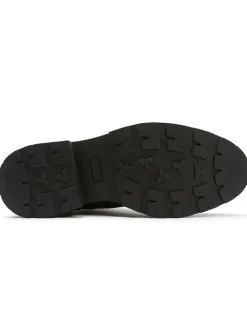 Leder-Boots in Grau><noscript><img width=