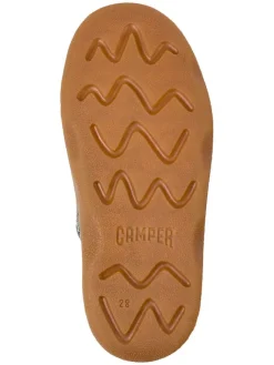 Leder-Boots in Grau><noscript><img width=
