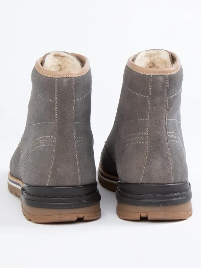 PAUL VESTERBRO Stiefel & Boots^Leder-Boots in Grau