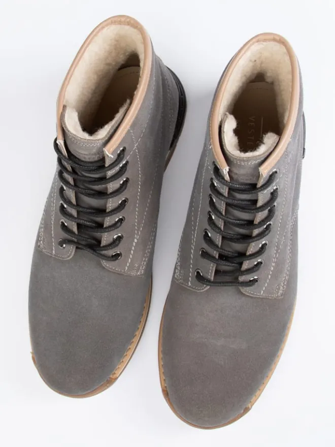 PAUL VESTERBRO Stiefel & Boots^Leder-Boots in Grau
