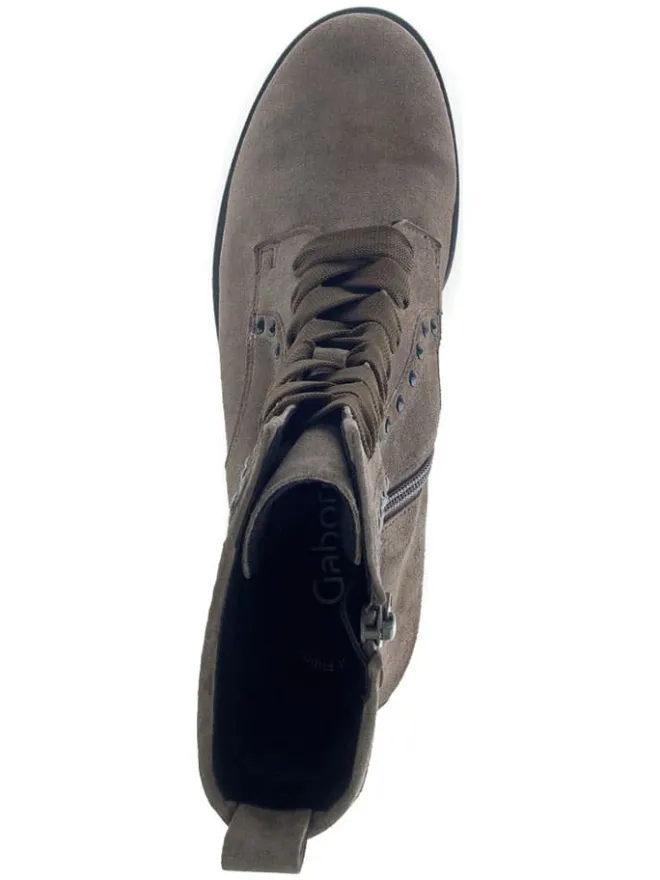 Leder-Boots in Grau>Gabor Outlet