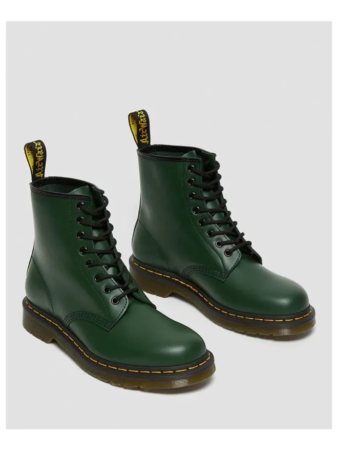 Dr. Martens Stiefel & Boots^Leder-Boots in Grün