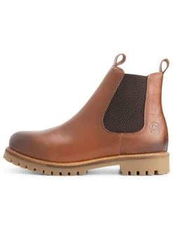 TRAVELIN' Stiefel & Boots^Leder-Boots in Hellbraun