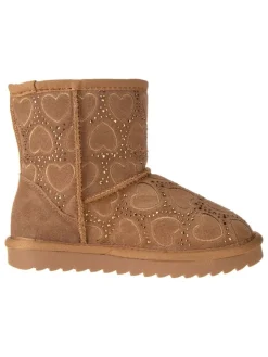 lamino Stiefel & Boots·Boots^Leder-Boots in Hellbraun