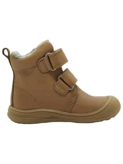 Leder-Boots in Hellbraun><noscript><img width=