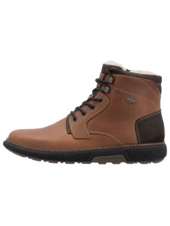 Leder-Boots in Hellbraun><noscript><img width=