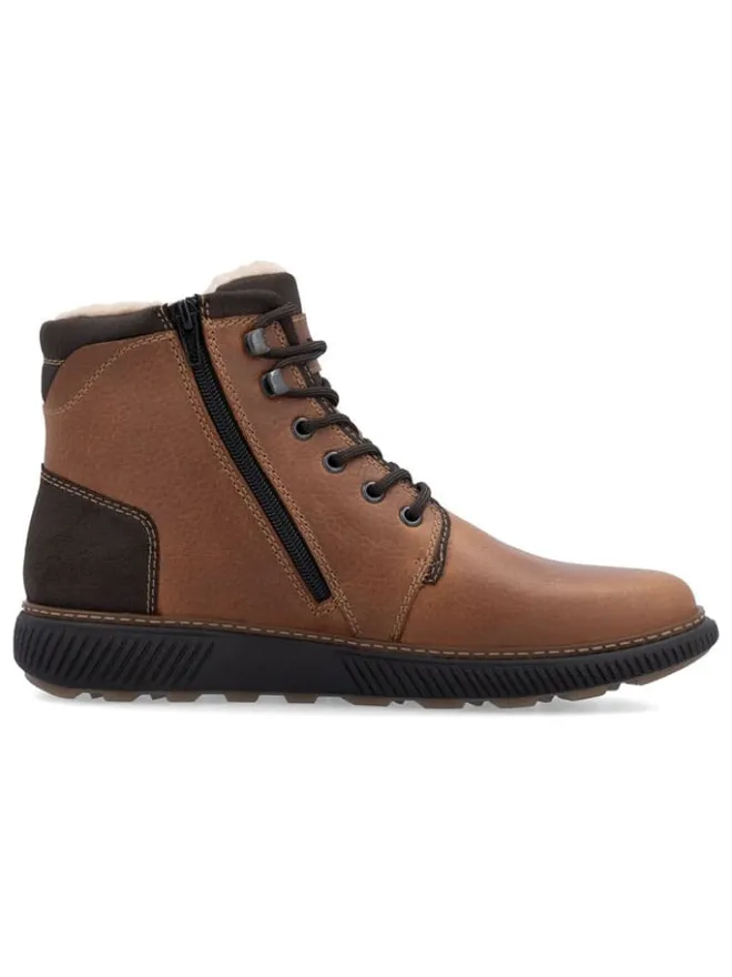 Leder-Boots in Hellbraun>rieker