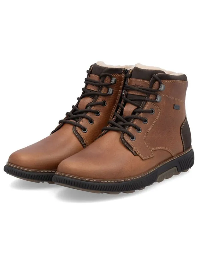Leder-Boots in Hellbraun>rieker