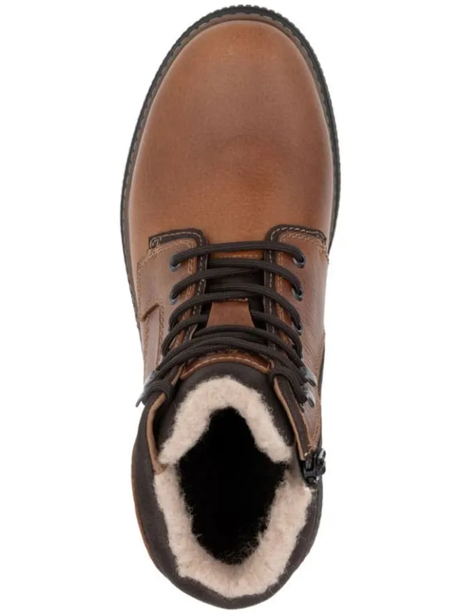 Leder-Boots in Hellbraun>rieker
