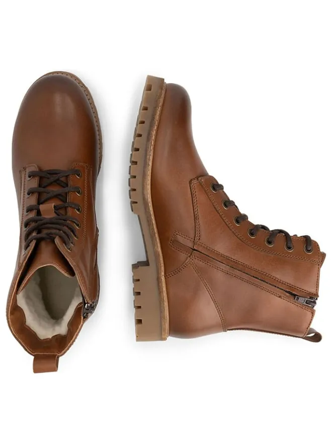 Leder-Boots in Hellbraun>TRAVELIN' Best